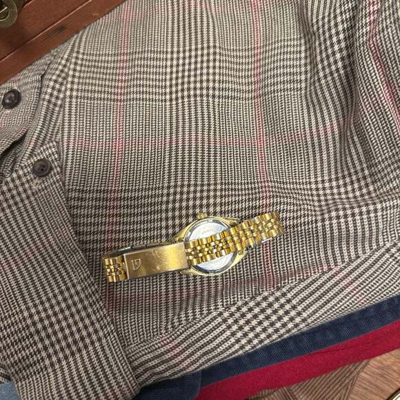 Gruen Three-Hand Quartz Analog Women's Watch with Crystal Bezel - Picture 2 of 2